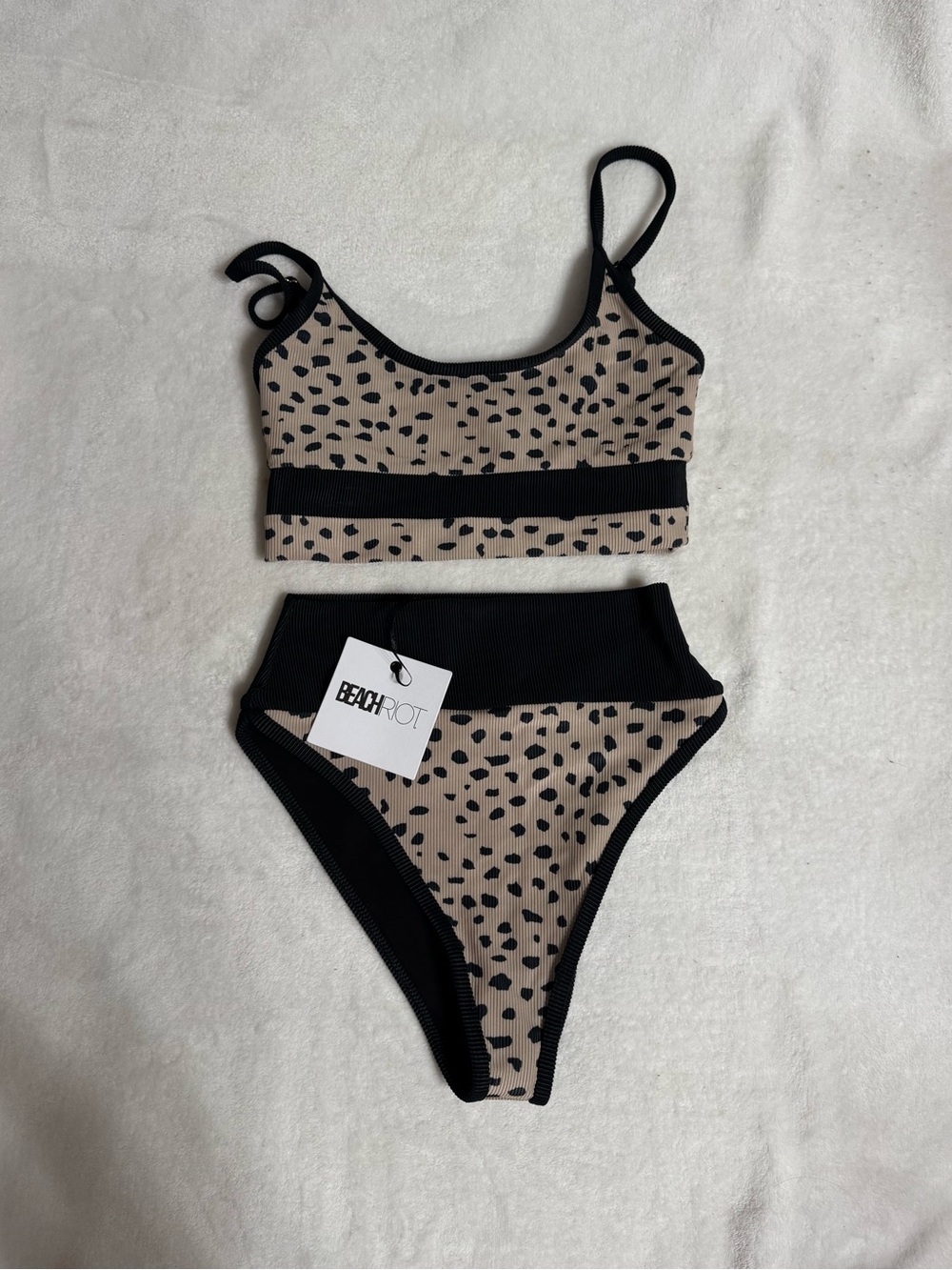Beach Riot Bikini Taupe Spot